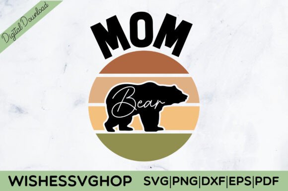 Bear Mom SVG PNG Free: A Charming Addition