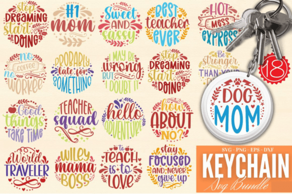 Keychain Mom SVG Bundle: A Designer’s Stitch Test